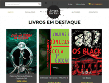 Tablet Screenshot of jovensescribas.com.br